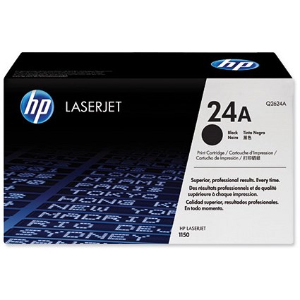 HP 24A Black Laser Toner Cartridge