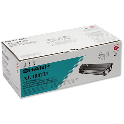 Sharp Copier Toner Cartridge Black [for AL1000 and 1220] Ref AL100TD
