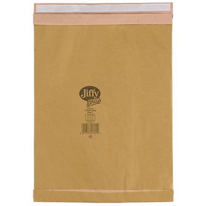 Jiffy Green No.7 Padded Bags / 341x483mm / Pack of 25