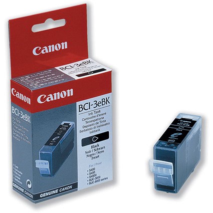 Canon BCI-3EBK Photo Black Inkjet Cartridge