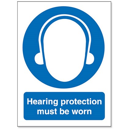 Stewart Superior Hearing Protection Must Be Worn Sign - 150x200mm