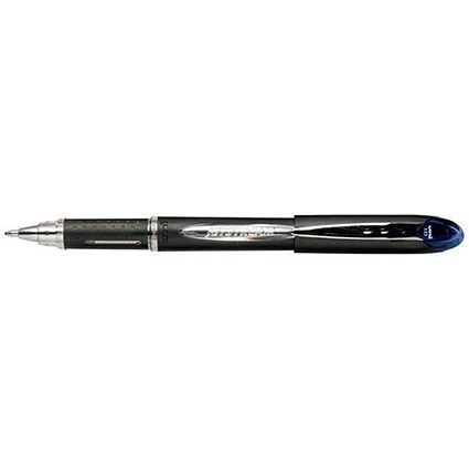 Uni-ball SX210 Jetstream Rollerball Pen / Rubber Grip / 1.0mm Tip / 0.7mm Line / Blue / Pack of 12
