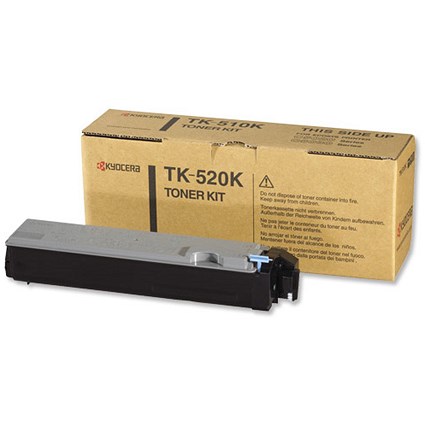 Kyocera TK-520K Black Laser Toner Cartridge