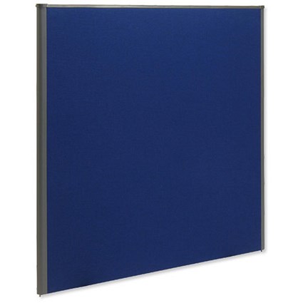 Trexus Plus Flat Top Screen Floorstanding W1400xD52xH1500mm Royal Blue