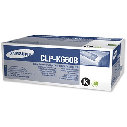 Samsung CLP-K660B Black High Yield Laser Toner Cartridge