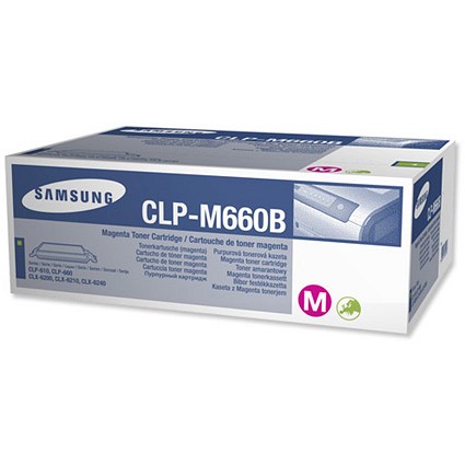 Samsung CLP-M660B Magenta High Yield Laser Toner Cartridge