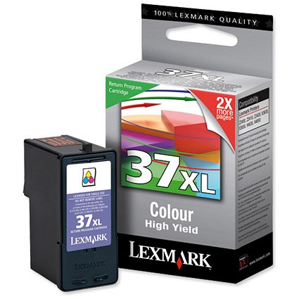 Lexmark 37XL High Yield Colour Inkjet Cartridge