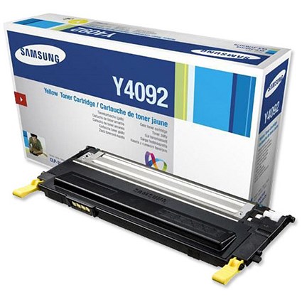 Samsung CLT-Y4092S Yellow Laser Toner Cartridge