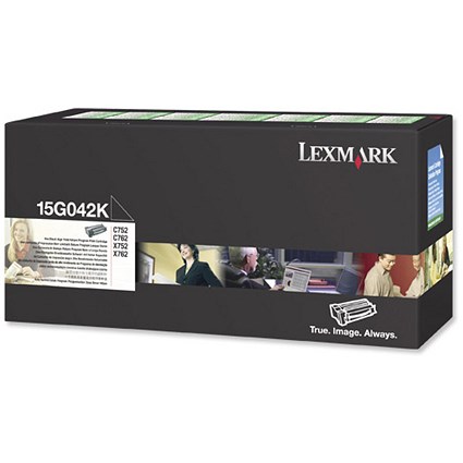 Lexmark 15G042K High Yield Black Laser Toner Cartridge