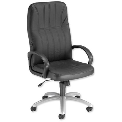 Trexus Lumb-Air Executive Armchair Back H660mm W510xD460xH440-540mm Leather
