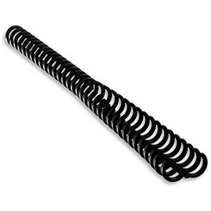 GBC Click Binding Combs, 34 Ring, 8mm, Frost Black, Pack of 50