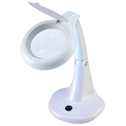 Unilux Mini Magnifier Lamp / Articulated / 3 Diopters/ H300mm
