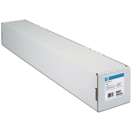 HP Universal High Gloss Paper Roll, 610mm x 30.5m, White, 190gsm
