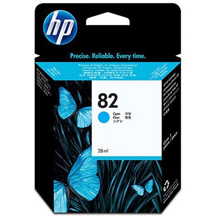 HP 82 Cyan Low Capacity Ink Cartridge