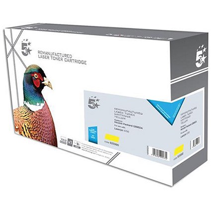 5 Star Compatible - Alternative to HP 643A Yellow Laser Toner Cartridge