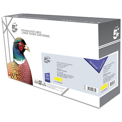 5 Star Compatible - Alternative to Brother TN135Y Yellow Laser Toner Cartridge