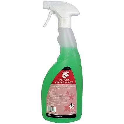 5 Star Washroom Cleaner - 750ml - Ready to use