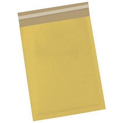 5 Star No.7 Bubble Bags / 340x445mm / Peel & Seal / Gold / Pack of 50