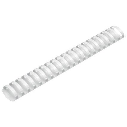 5 Star Binding Combs, 21 Ring, 38mm, White, Pack of 50