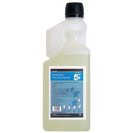 5 Star Concentrated Heavy-duty Degreaser 1 Litre
