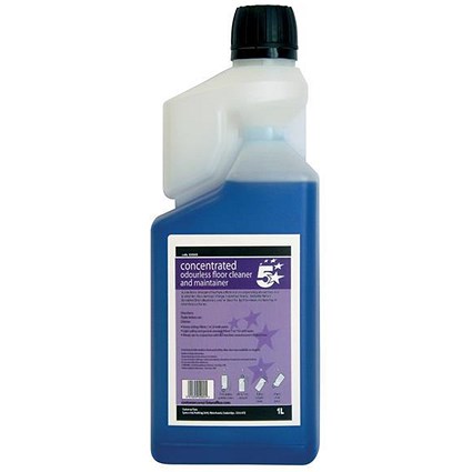 5 Star Concentrated Odourless floor Cleaner 1L