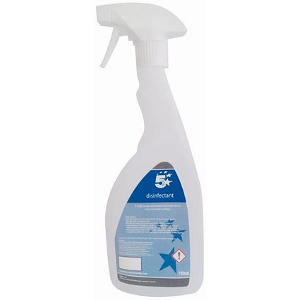 5 Star Empty Bottle for Concentrated Disinfectant 750ml