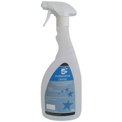 5 Star Empty Bottle for Concentrated Multipurpose Cleaner 750ml