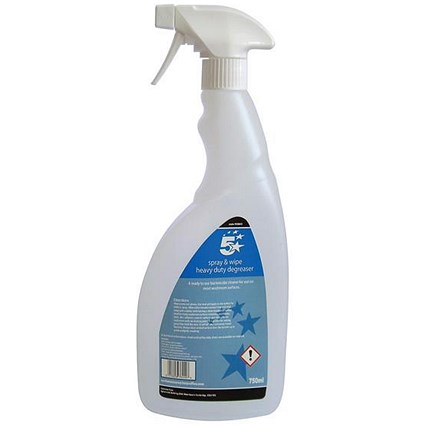 5 Star Empty Bottle for Concentrated Heavy-duty Degreaser 750ml