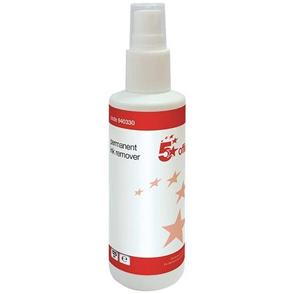 5 Star Office Permanent Ink Remover - 125ml