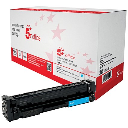 5 Star Compatible - Alternative to HP 201A Cyan Laser Toner Cartridge