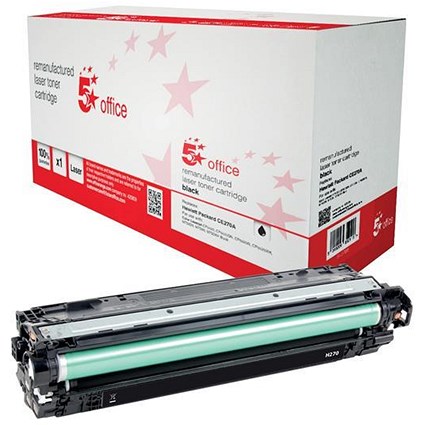 5 Star Compatible - Alternative to HP 650A Black Laser Toner Cartridge