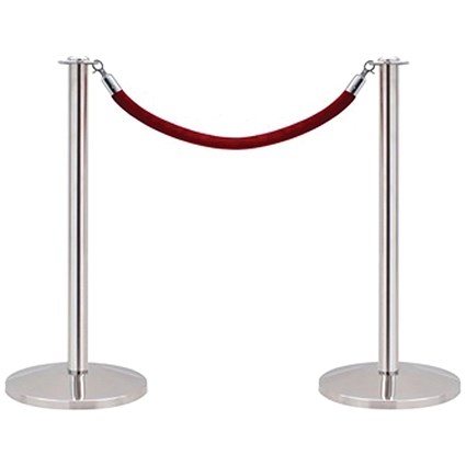 Stewart Superior Economy Rope Stand and Base Chrome