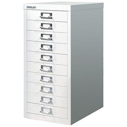 Bisley SoHo 10-Drawer Cabinet - Chalk White