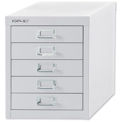 Bisley SoHo 5-Drawer Cabinet - Chalk White