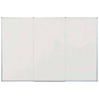 Bi-Office Outsize Magnetic Whiteboard, Aluminium Frame, 1800x1000mm