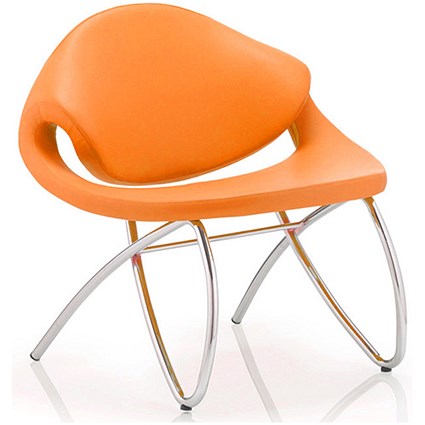 Beau Visitor Chair - Orange