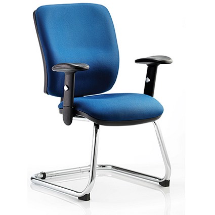 Chiro Visitor Cantilever Chair - Blue