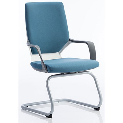 Zenon Fabric Visitor Chair - Blue