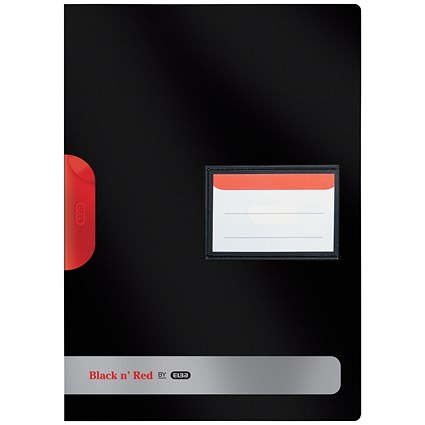 Black n' Red A4 Swing Clip Files, Black, Pack of 5