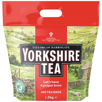 Yorkshire Tea Bags, Pack of 480