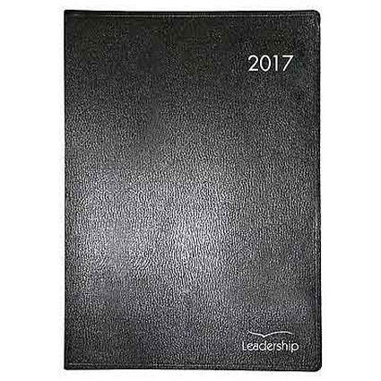 Collins 2017 Leadership Diary / Week To View / Appointment / Black / A4