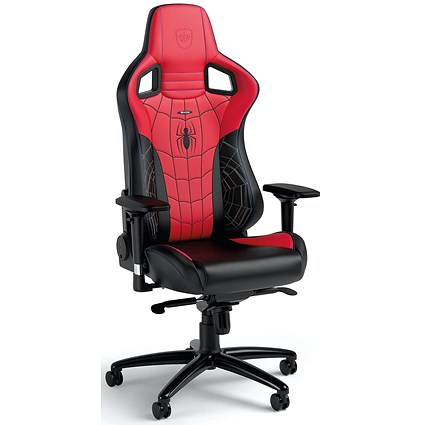 Noblechairs Epic Gaming Chair, Faux Leather, Spider-Man Red & Black