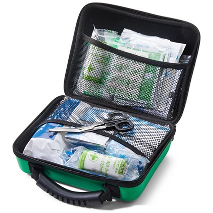 Click Medical Bs8599-2 Large Travel First Aid Kit In Medium Feva Case