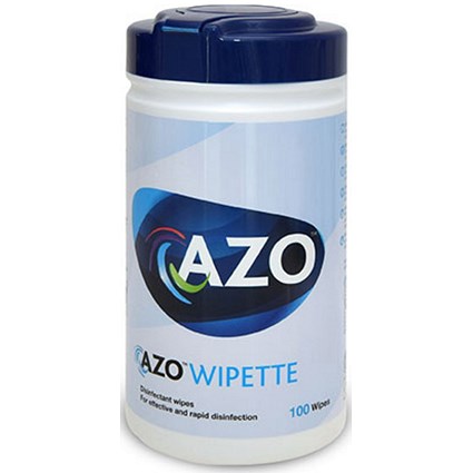Azo Disinfectant Surface Wipes, 100 Wipes