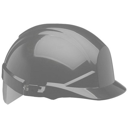 Centurion Reflex Slip Ratchet Helmet, Grey With Silver Flash