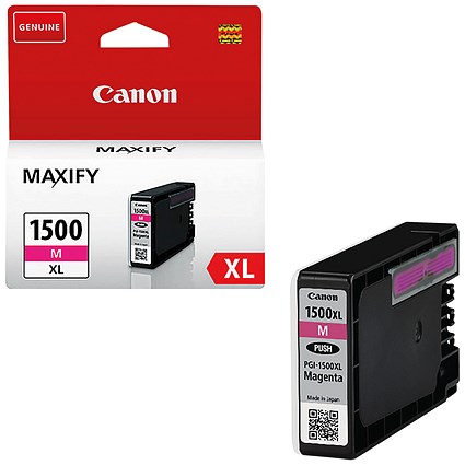 Canon PGI-1500XL Magenta High Yield Inkjet Cartridge