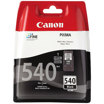 Canon PG-540L Inkjet Cartridge High Yield Black 5224B001