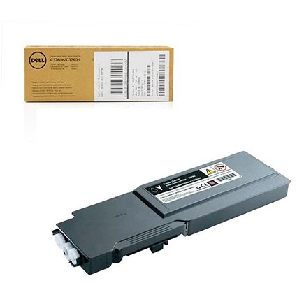 Dell C3760/C3765 Yellow Laser Toner Cartridge