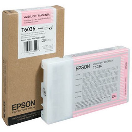 Epson T6036 Vivid Light Magenta High Yield Inkjet Cartridge