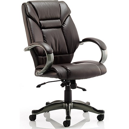 Galloway Leather Executive Chair - Brown